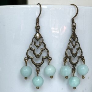 Chandelier bronze amazonite